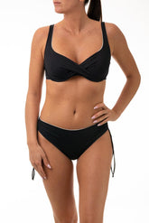 BIKINI FERRETTO COPPA D NERO/BIANCO A2502CA 11NEROBIANCO LUISA MARIA LUGLI